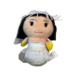 Hallmark Monica Gellar Friends Mini Plush Doll with Black Hair and Yellow Hands